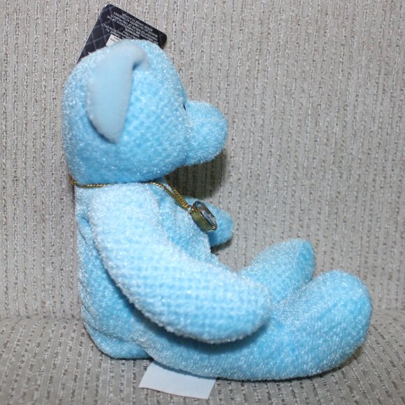 3/$55❤️1980s vintage Russ Bears Of The Month March Aquamarine Pendant Birthstone - Picture 12 of 13